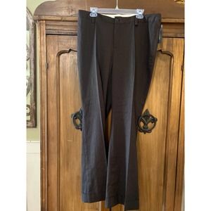 Banana Republic Brown Pin Stripe Pants Size 14 NWT Jackson Fit 32" Long